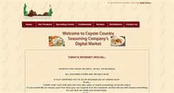 Desktop Screenshot of coyotecountry.com